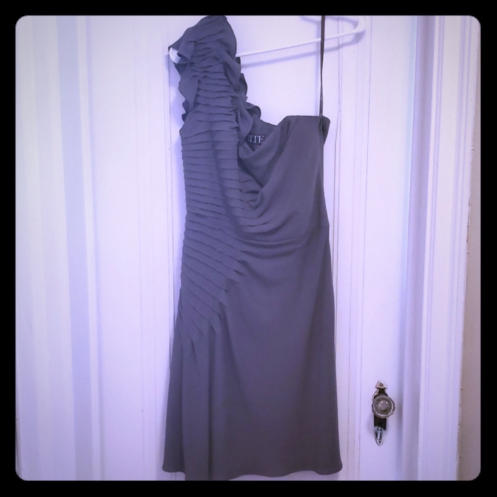 Grey cocktail dress